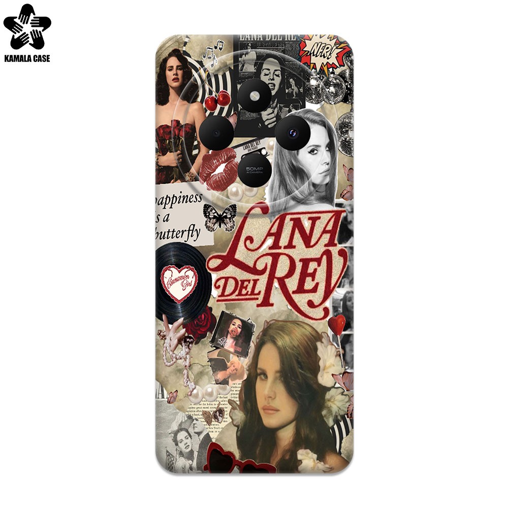 PREMIUM SOFTCASE LANA DEL REY MOTIF สําหรับ REDMI 14C POCO C75 & ALL TYPE REDMI - PRO CAMERA - เคสให