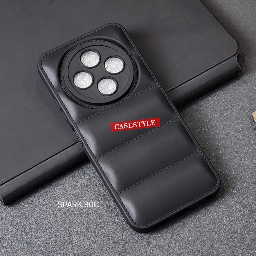 Tecno Spark 30C Case - Pillow Case Pillow Case Jacket 3D Black Case Tecno Spark 30C Casestyle