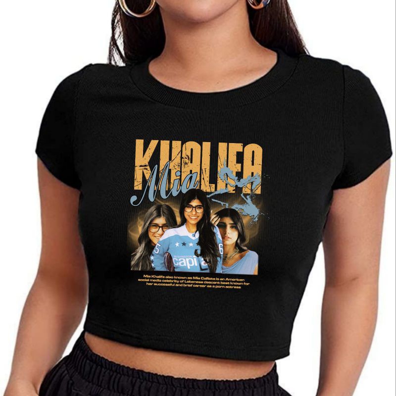 MIA KHALIFA CROP TOP | ดิสโทร ดิสโทร | GRUNGE GRUNGE GRUNGE GRUNGE GRUNGE GRUNGE GRUNGE | เสื้อครอปส