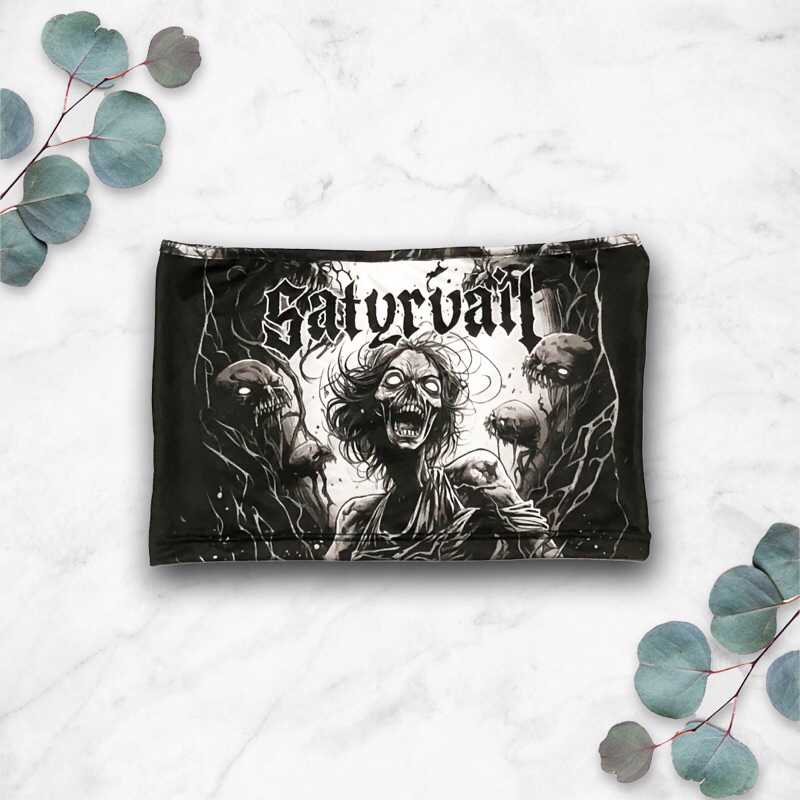 CUSTOM TANKTOP (MAHAKALI TOP) - BLACK APOCALYPSE ZOMBIE