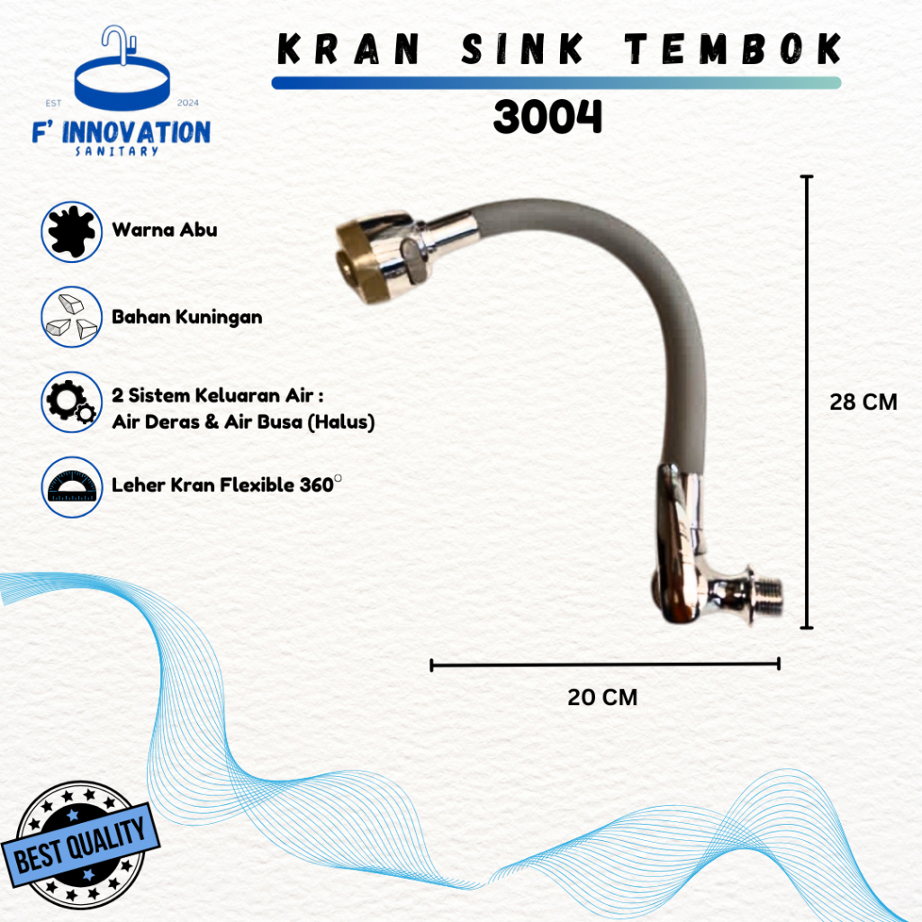 GREY KITCHEN WALL SINK FAUCET สําหรับล้าง DISHES, คุณภาพ SINK FAUCET