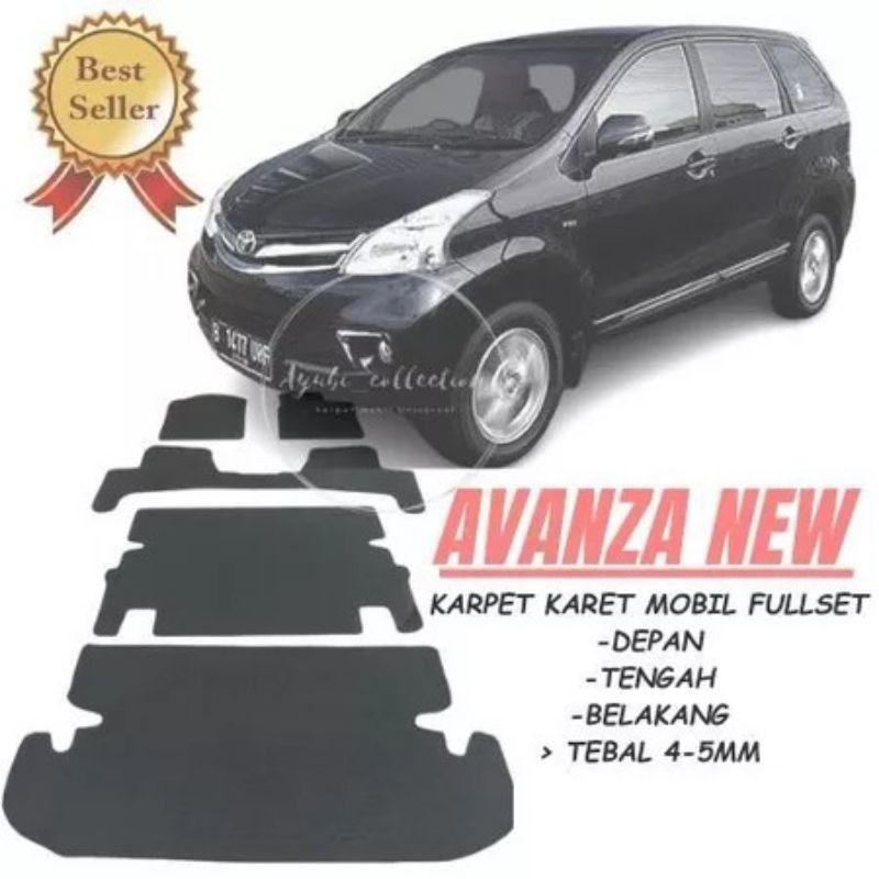 ใหม่ Avanza พรมรถยนต์ 2012 - 2015 ครบชุด / พรมครบชุดสําหรับรถยนต์ Avanza 2012 - 2015 / toyota Avanza