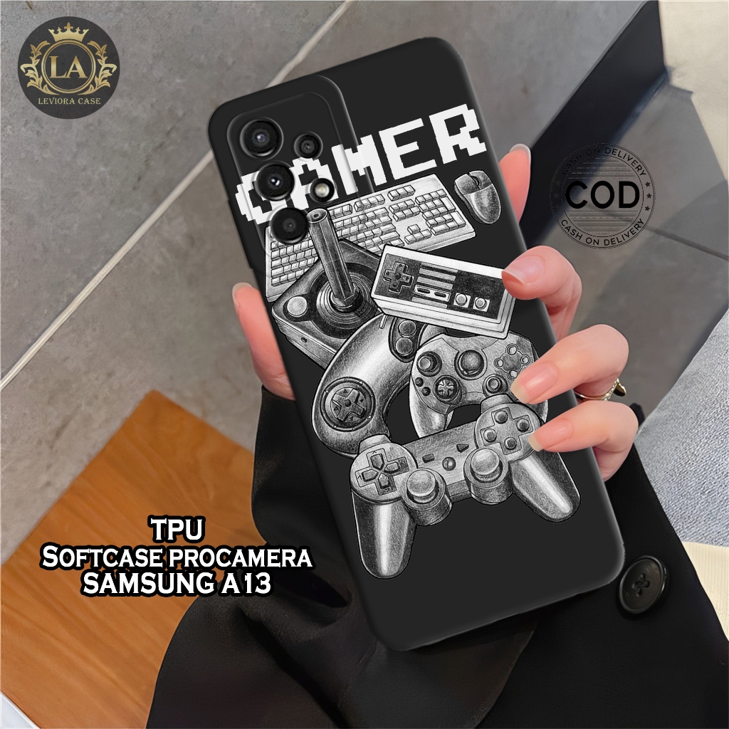 HP เคส Samsung A13 4G/5G ใหม่ล่าสุด - เคสเกมแฟชั่น - เคส Samsung A13 4G/5G Softcase - เคสกล้อง Pro -