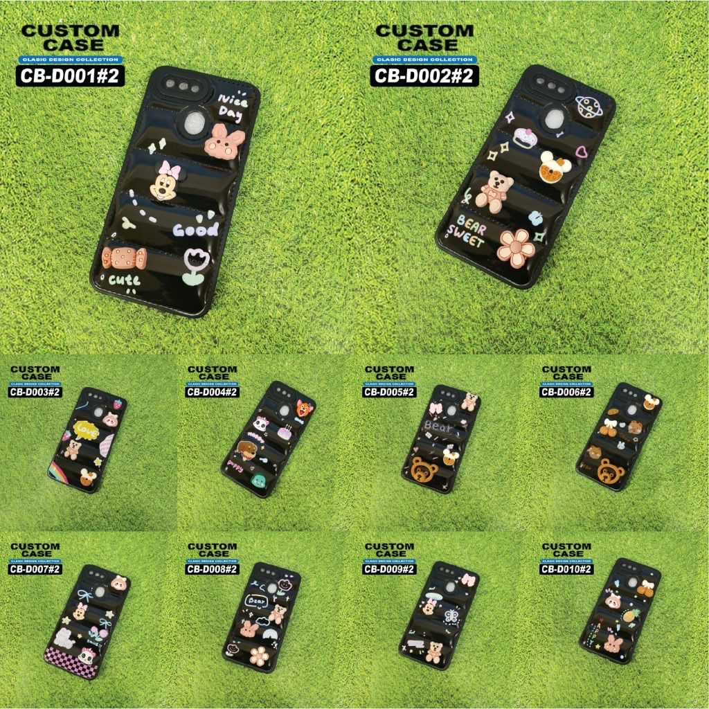 REDMI 6/ 6A/ 5/ 5A/ 5+/ S2 CASE 3D RISED PICTURE MOTIF CODE CB D001-D010 (JAYA ACC)