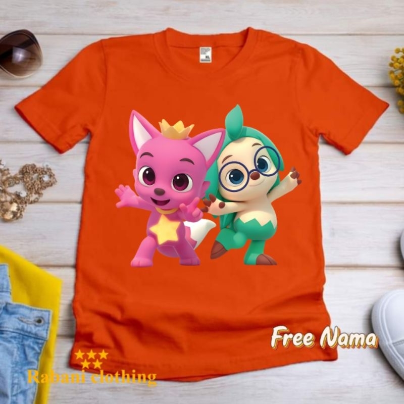 เสื้อยืดเด็ก Pinkfong และ hogi