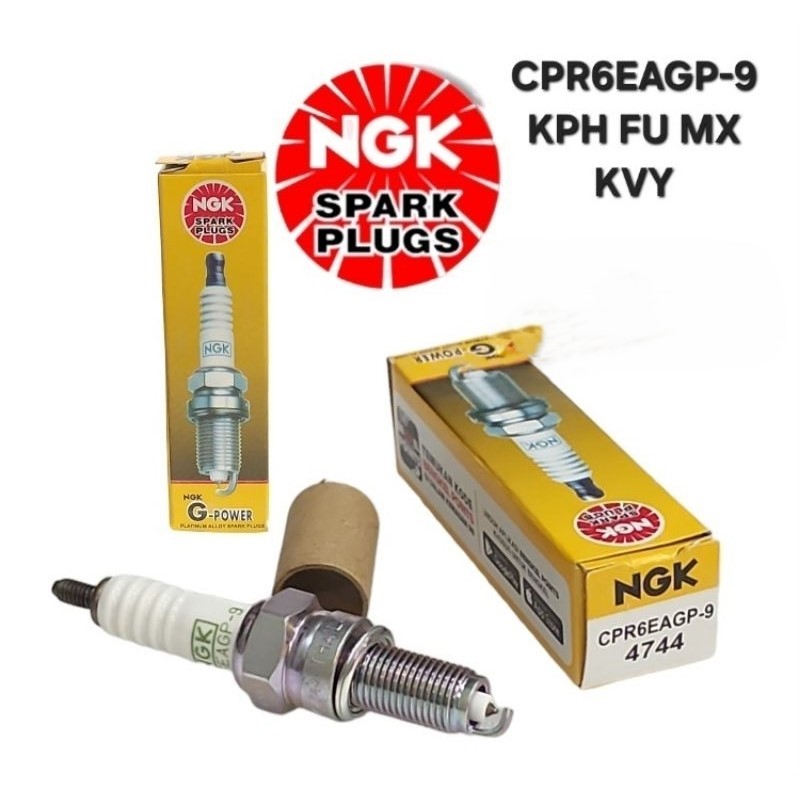 แข่ง NGK G POWER CPR6EAGP-9 PLATINUM Karisma Beat Vario Blade