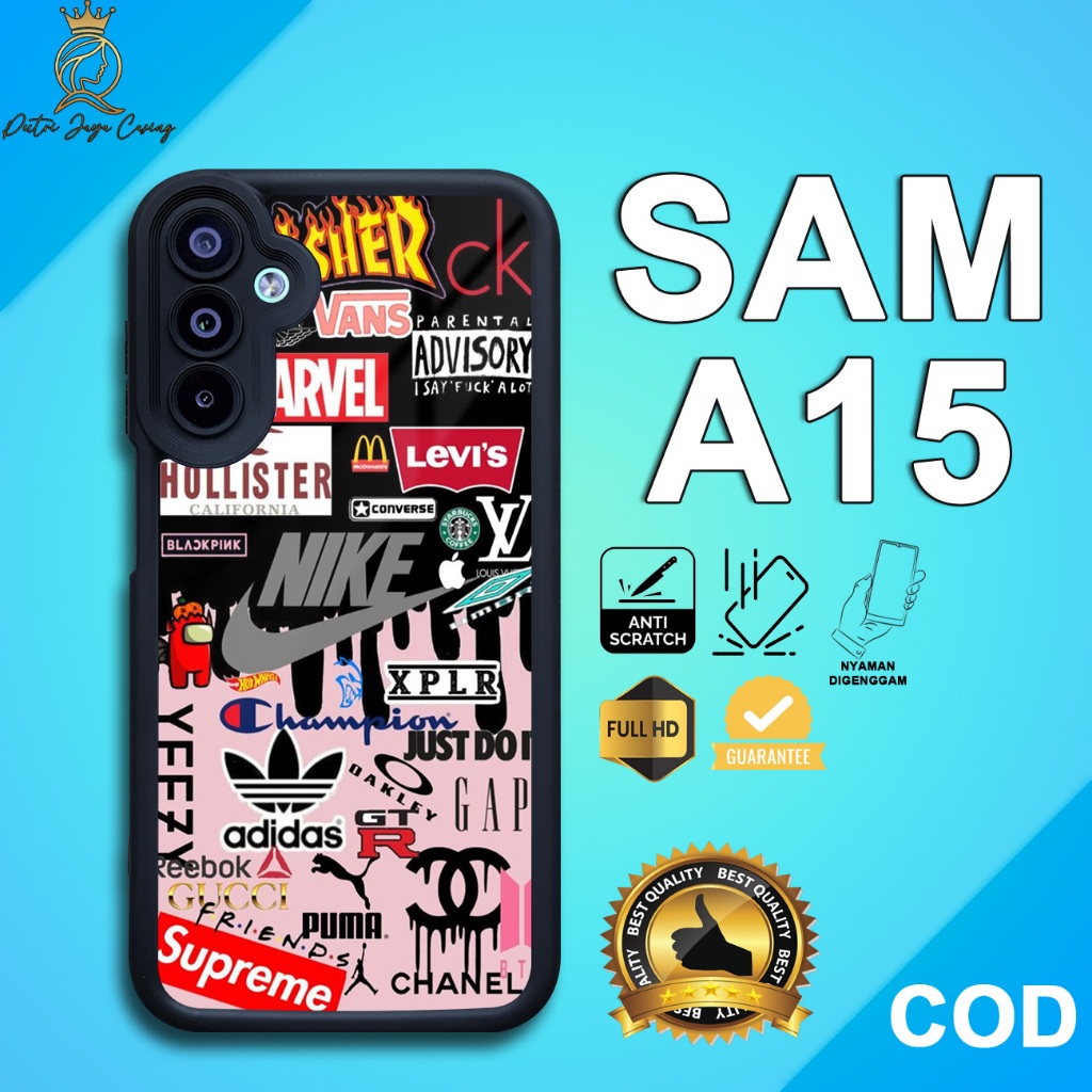 เคส PJC Samsung A15 ล่าสุด [GRAFITI 08] เคส Samsung A15 Hardcase Softcase Premium Glossy