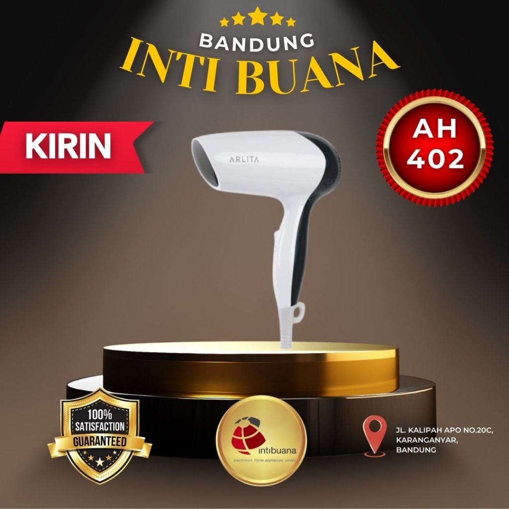 เครื่องเป่าผม Arlita AH-402 400W By Kirin AH402 AH 402