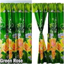 Aesthetic Motif Drawstring Door Curtain ขนาด 100 x 200 ซม. / ล่าสุด Motif Drawstring Window Curtain