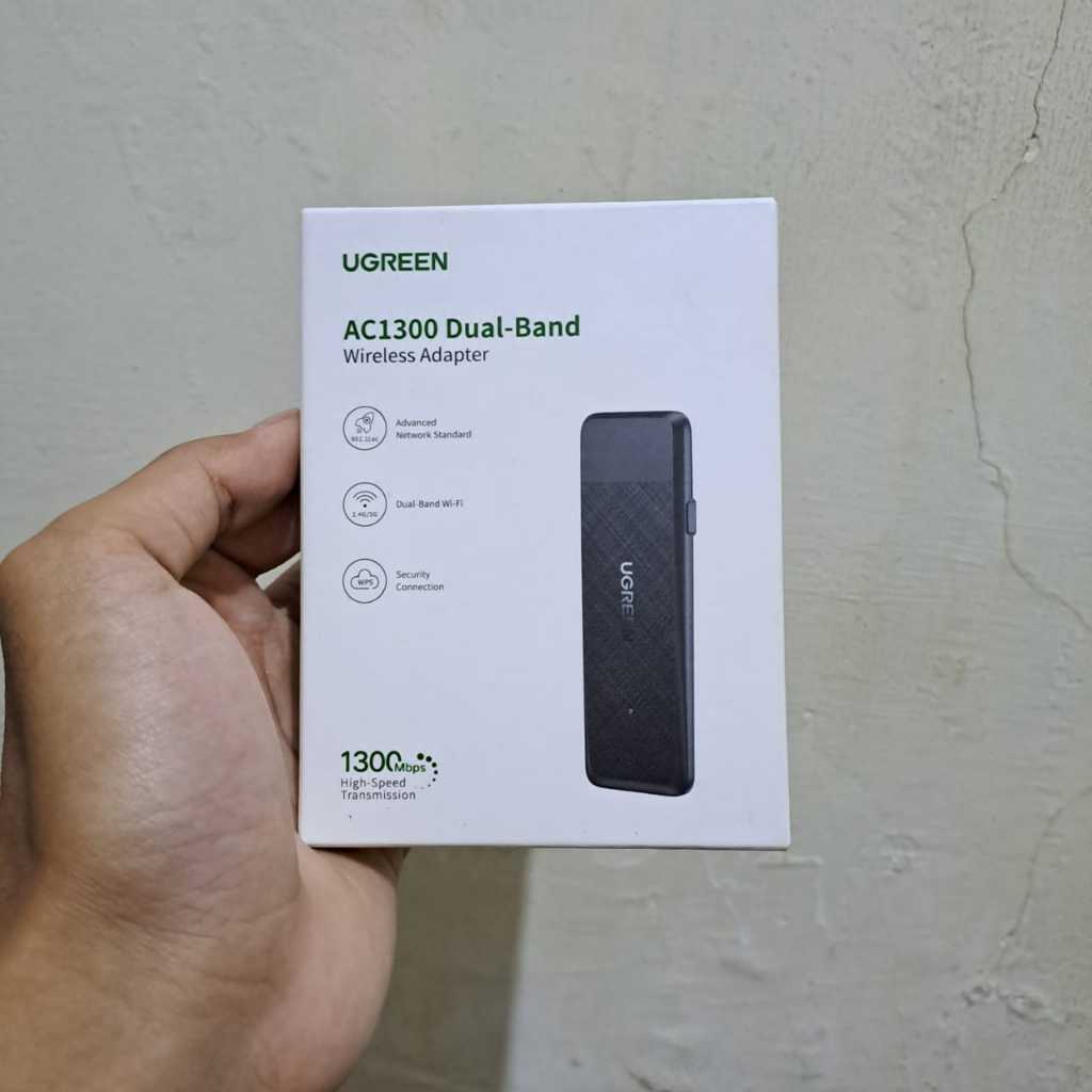 อะแดปเตอร์ WiFi USB Dual Band UGREEN 50340 AC 1300 NEGO