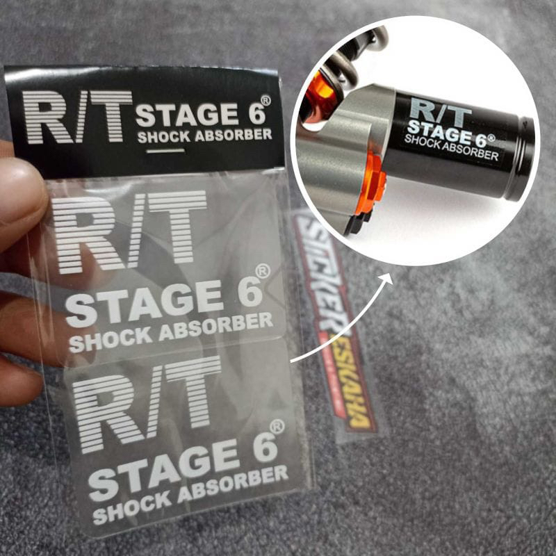 สติ๊กเกอร์โช้ค STAGE 6 R/T