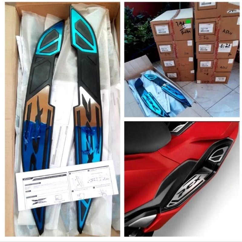 PCX 160 พรมรถมอเตอร์ไซด์ PCX 160 ที่วางเท้ายาง Motif