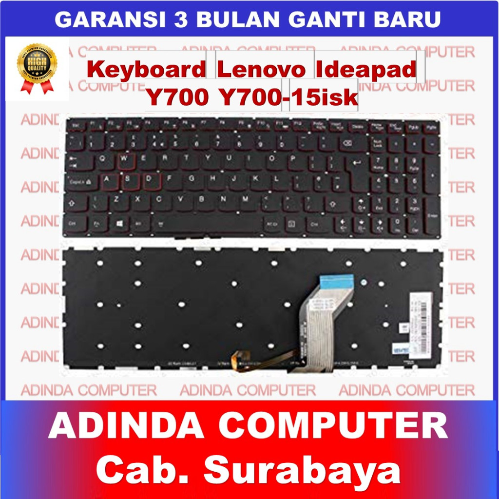 Lenovo Ideapad Y700 Y700-15 Y700-15ACZ Y700-15ISE Y700-15ISK Y700-17ISK Backlightkbl