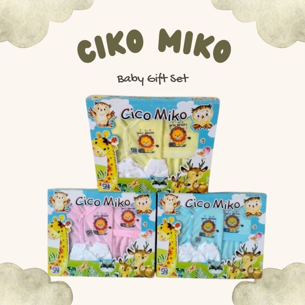 Ciko Miko Baby Gift Set เสื้อผ้าเด็กแรกเกิด