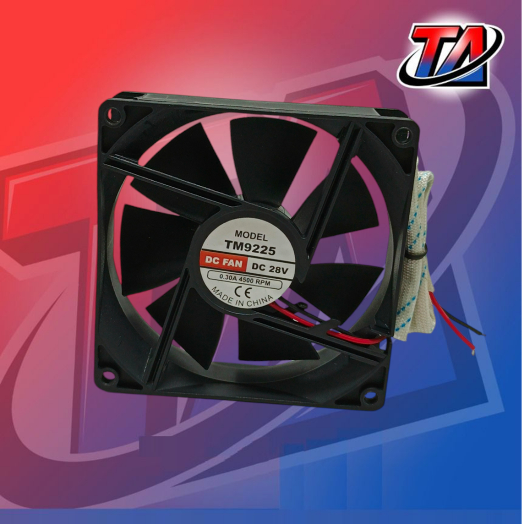 DC FAN 12V 28V 9x9 cm / DC FAN 28V 2.5 cm THICK 28 VOLT