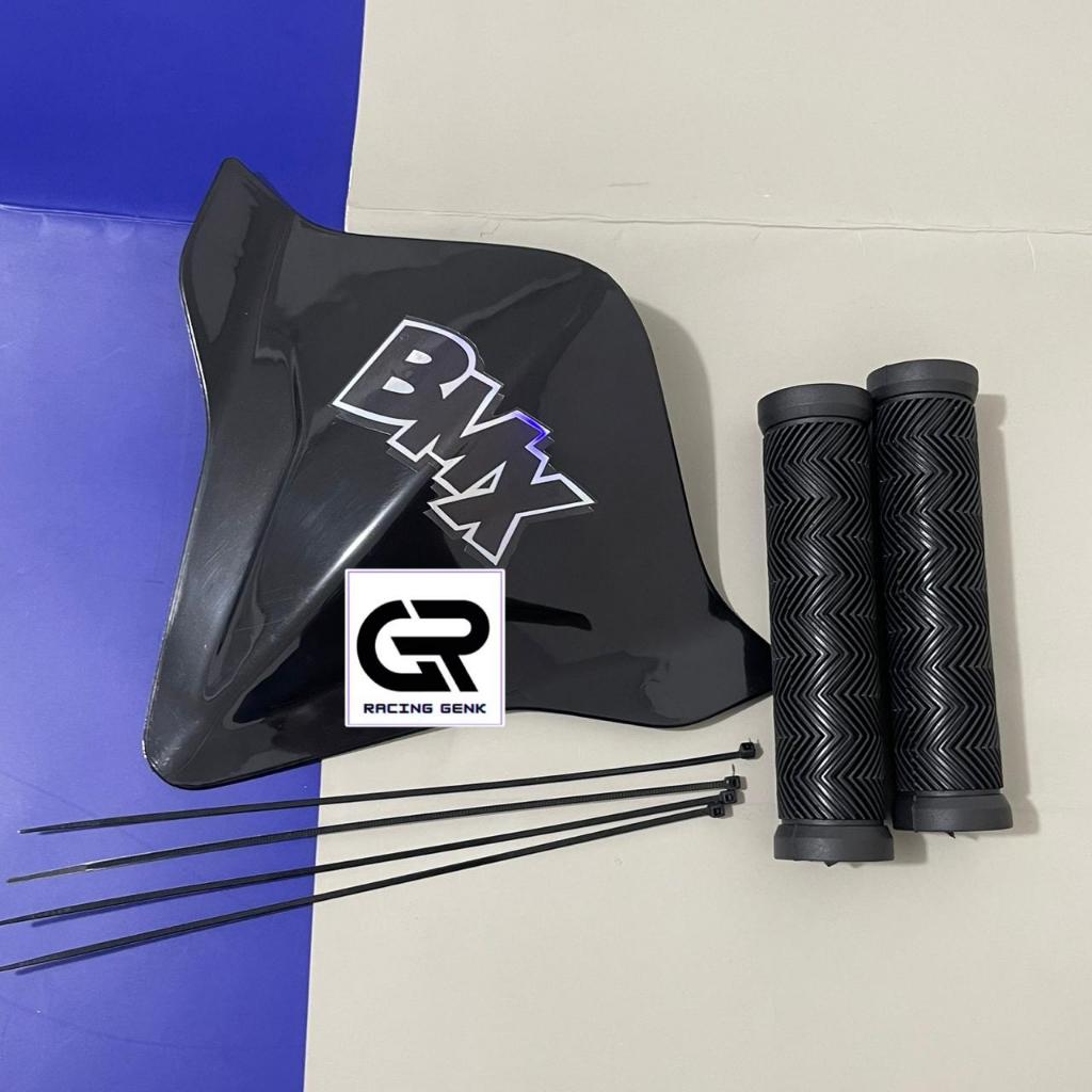 NOTHABURY แพ็คเกจสมบูรณ์ของ BMX BIKE VISOR + BMX HOLOGRAM สติ๊กเกอร์ + SCALE HANDGRIP พิเศษสําหรับจั