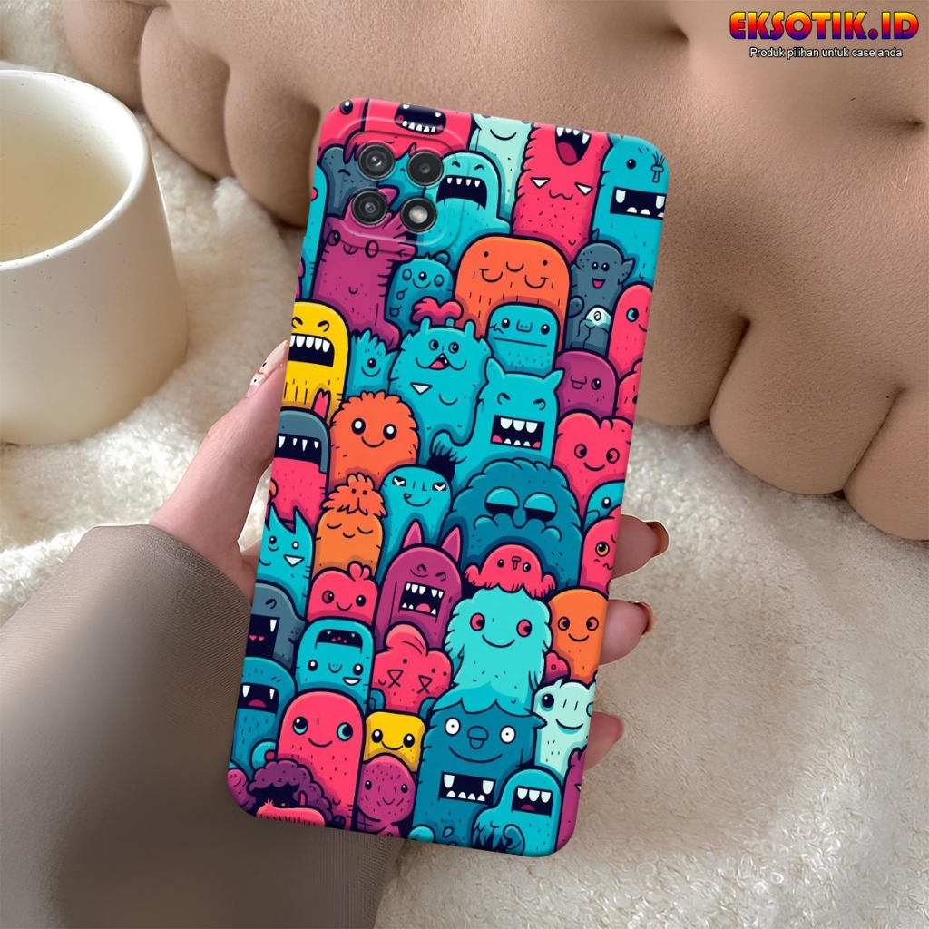 เคส Samsung A22 5G - เคส Samsung A22 5G - เคสแฟชั่น - Samsung A22 5G Silicone - Cool and Cute Motif 