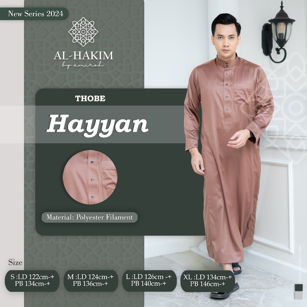 Al Hakim - Hayyan Series เสื้อคลุมสําหรับผู้ใหญ่ระดับพรีเมียม