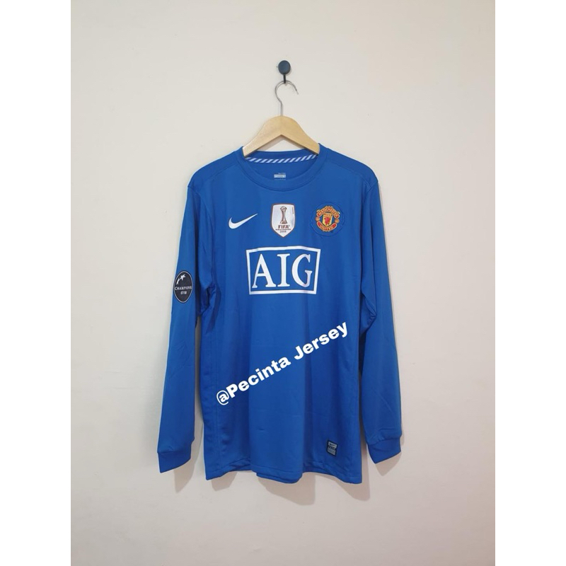 Rare Retro Jersey M4NCH3ST3R UN1T3D Third 2008 2009 RONALDO 7