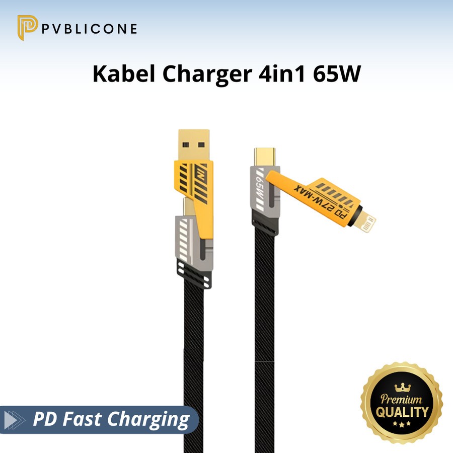 X207 USB 4 in 1 Fast Charging Data Cable 1 เมตร