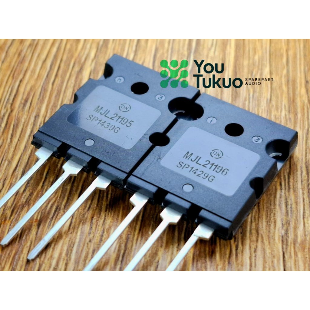 ทรานซิสเตอร์ MJL21195 MJL21196 ต้นฉบับ 1 ชุดดี