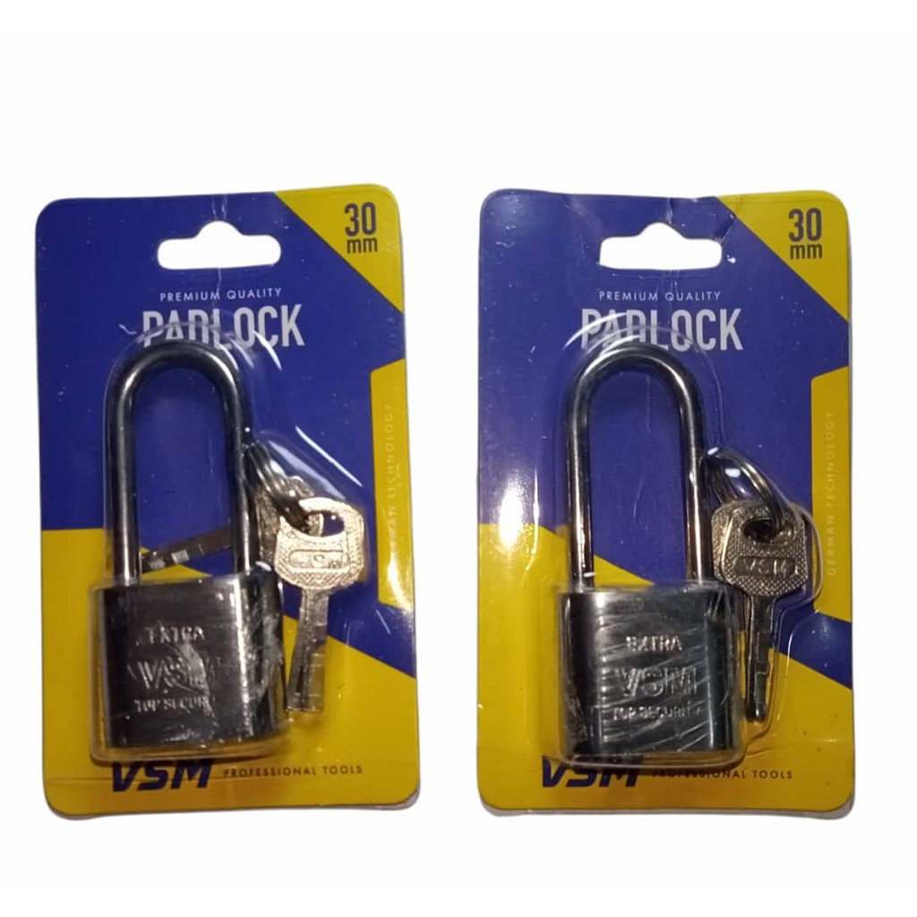 Netz VSM VERIS กุญแจสีขาว 40 มม. กันขโมยคอยาว