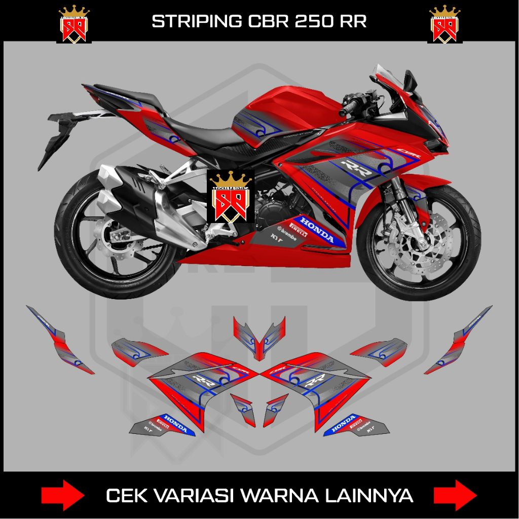 STRIPING CBR 250RR OLD / DECAL สติ๊กเกอร์ HONDA CBR 250 RR 2020