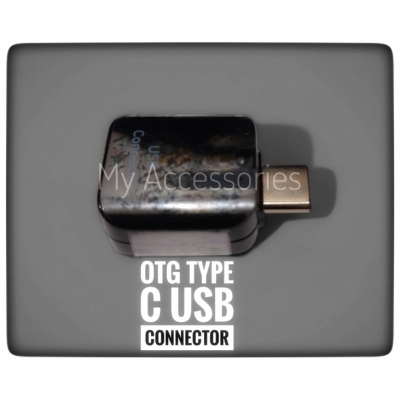 OTG Connector USB Type C Galaxy M33 5G A73 5G Z พับ 2 Z พับ 5 S22 Ultra A55 5G