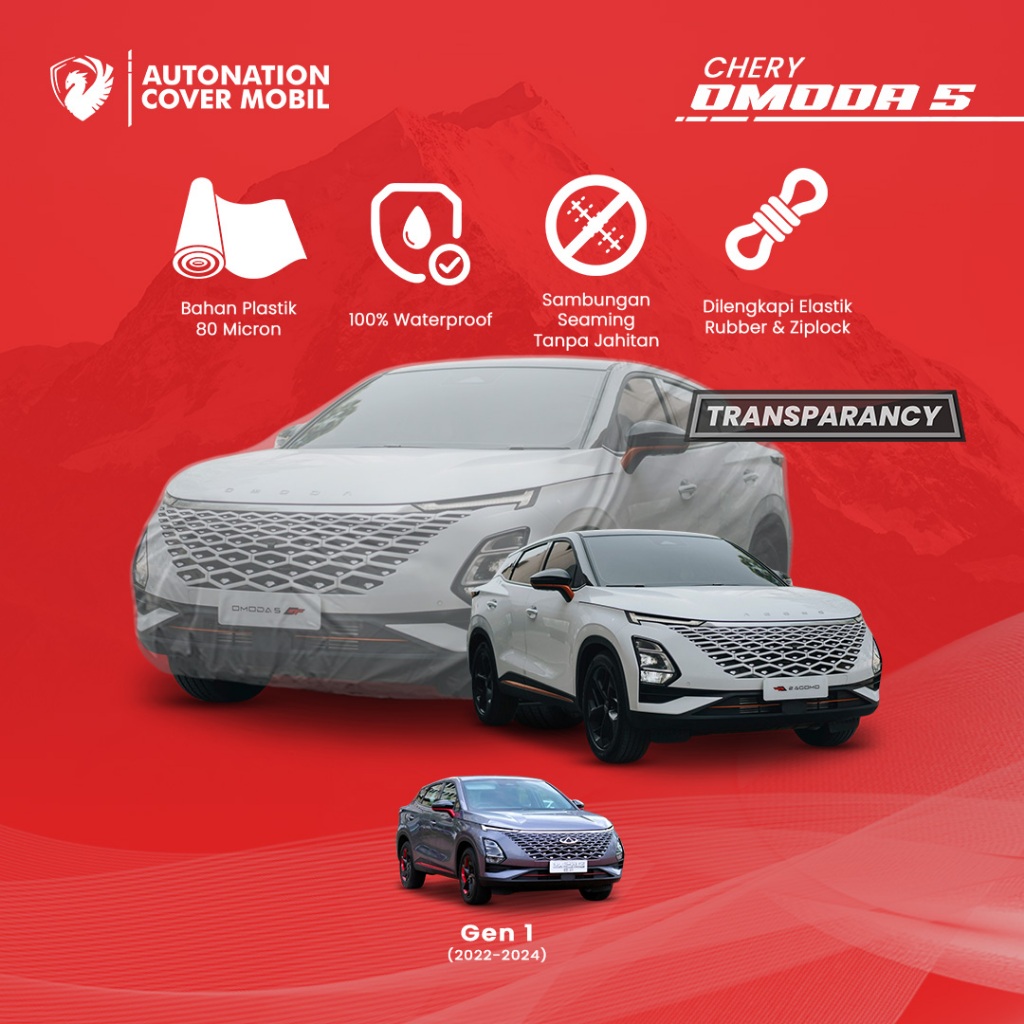 Automation Garage – Chery Omoda 5 ผ้าคลุมรถแบบใส