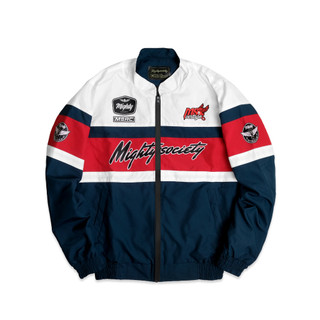 MIGHTYSOCIETY Jaket Riding Sunmori Vintage Full Embroidery