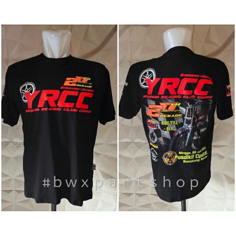 Rx King Anniversary YRCC One Pussy Decade เสื้อยืด Original Street Byankerok Merchandise เสื้อยืด