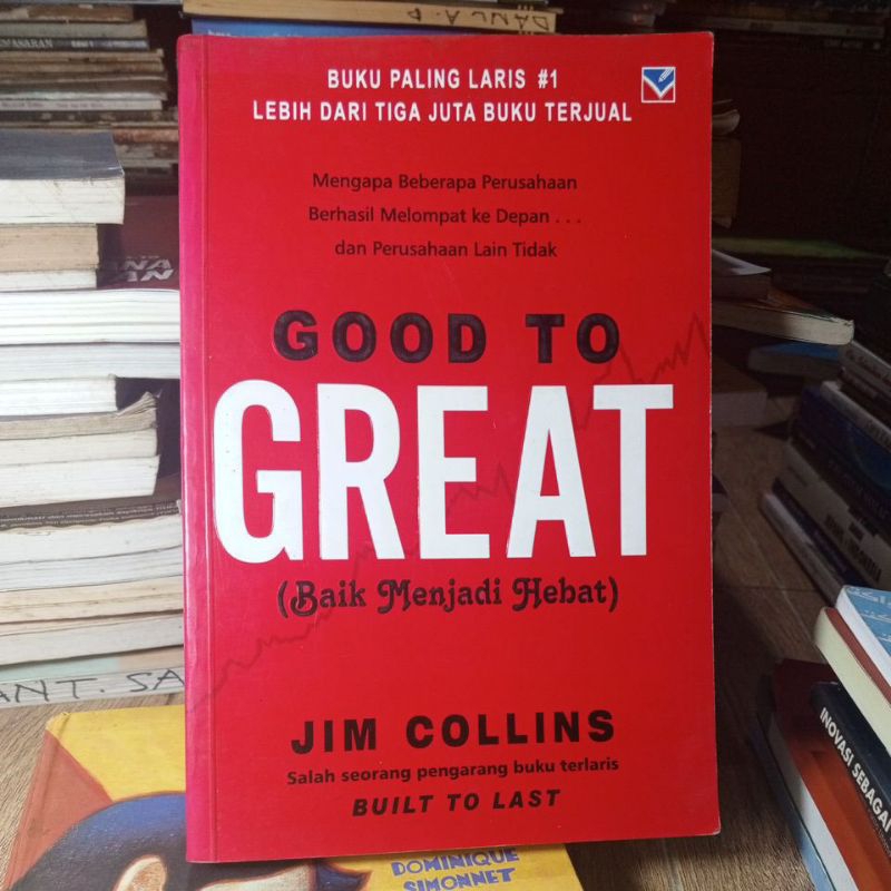 หนังสือ GOOD TO GREAT (GOOD TO BE GREAT) by Jim Collins มือสอง ไม่เคยใช้ หนังสือต้นฉบับ