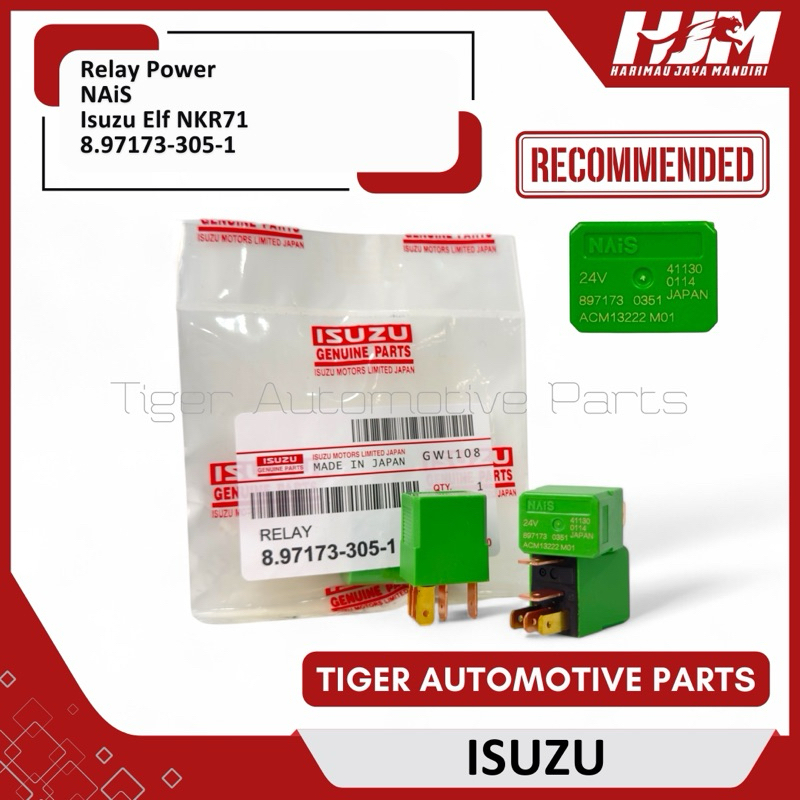 Isuzu 24V 5-Pin NAIS Relay - Riley Elf NKR71 NMR Relay