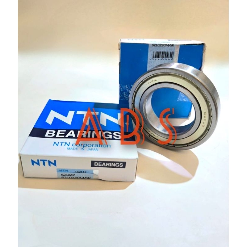 BEARING 6210 ZZ NTN IRON CAP 50x90x20MM
