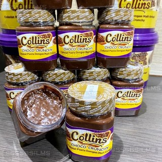 Collins choco crunchy 200gr ( repack  botol)