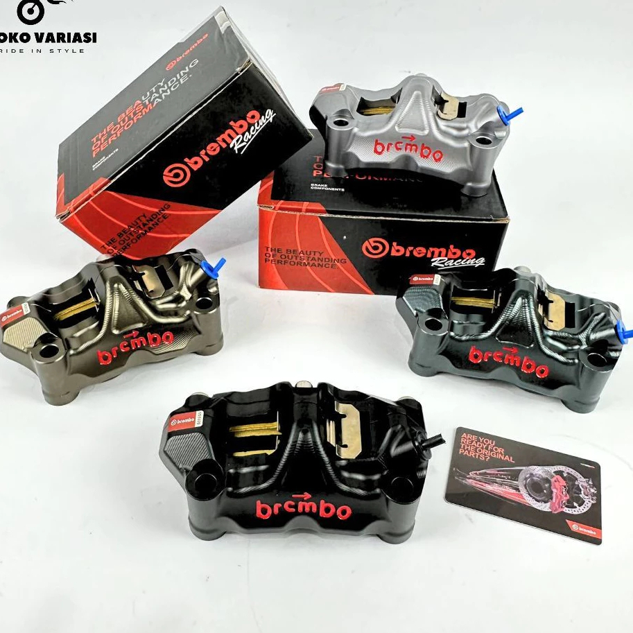 Brembo GP4 GP4RX 4 ลูกสูบ Caliper ชุด Cnc เต็ม Pangkon Ninja Megapro Tiger Brembo Caliper