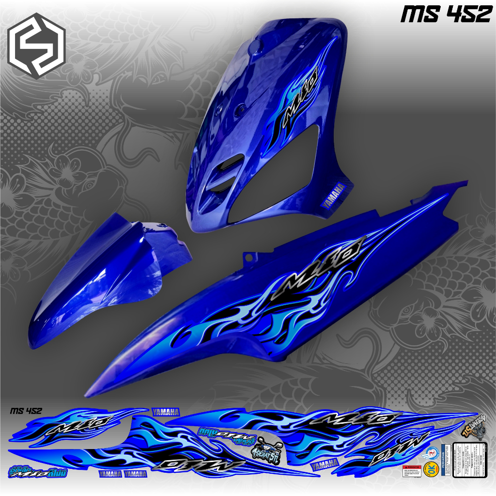 STRIPING MIO SPORTY mio smile graphic variation thailand MS 452 / MS 460