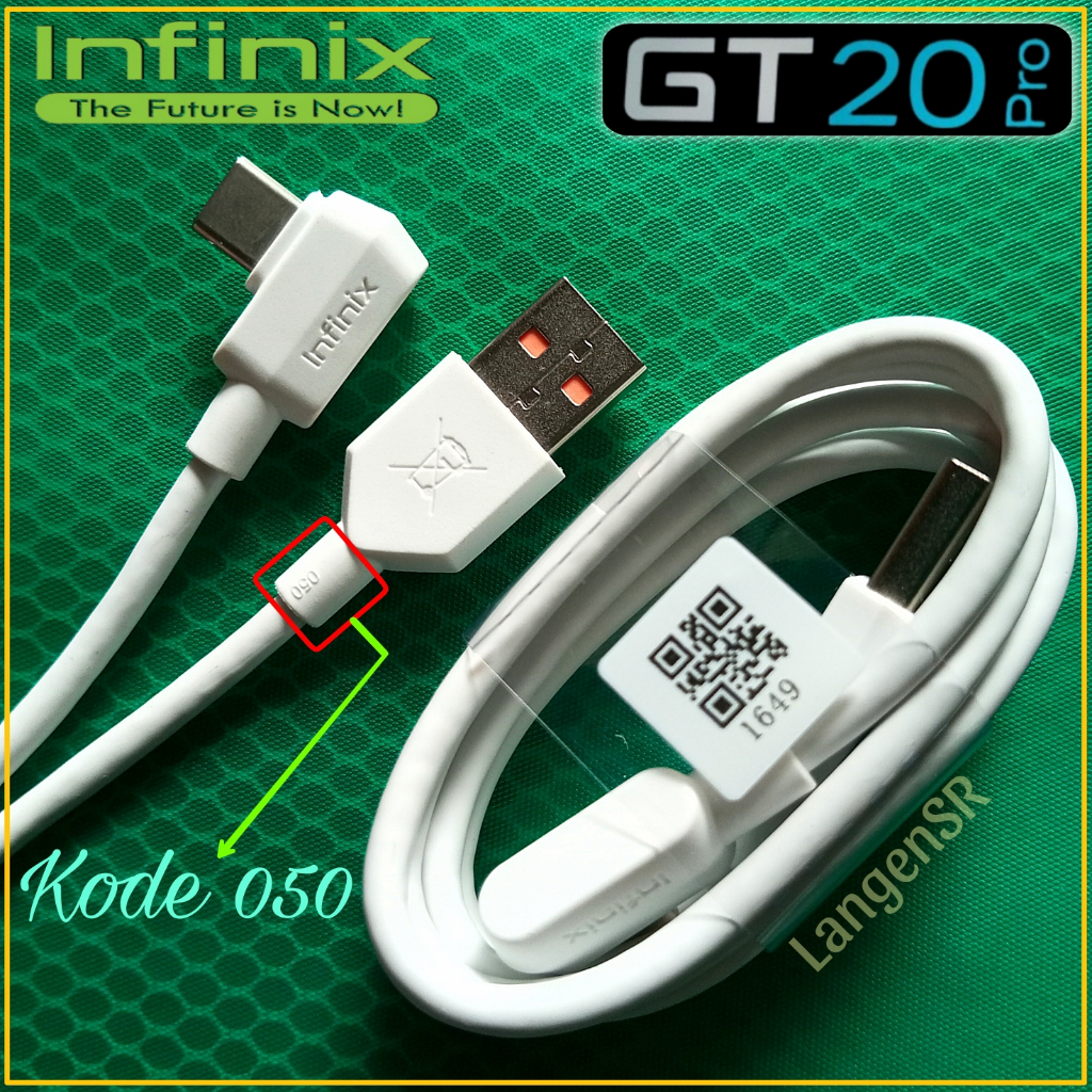 [CODE 050] สายเคเบิลข้อมูล INFINIX GT 20 Pro 45 Watt ดั้งเดิม (สาย L) รับประกัน Infinix ดั้งเดิม