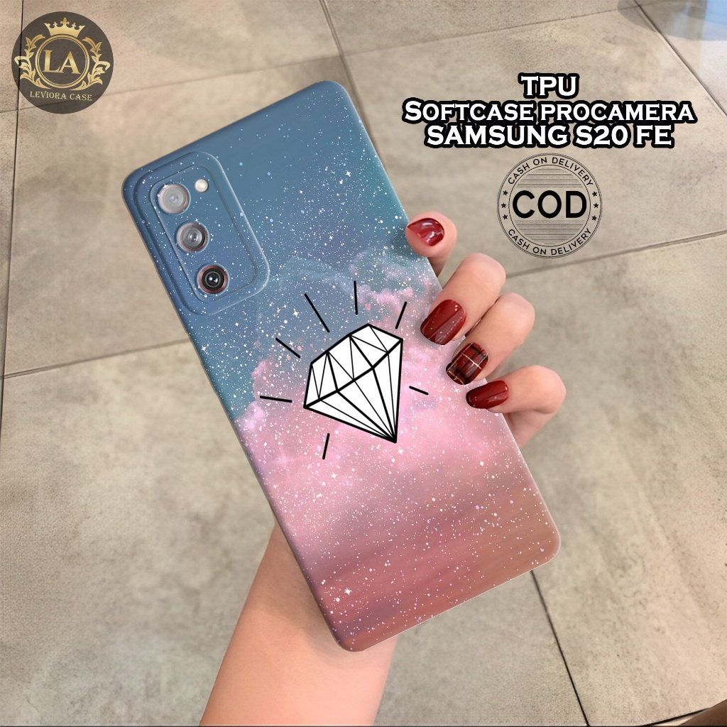 HP เคส Samsung S20 FE ล่าสุด - เคส Leviora - เคสเพชรแฟชั่น - Samsung S20 FE Softcase - เคส Pro - เคส