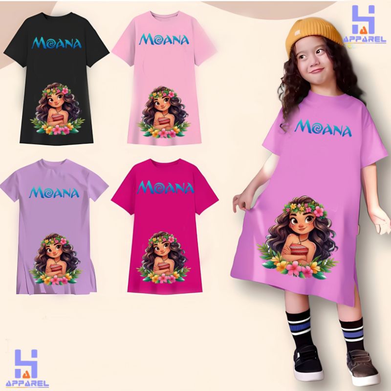 MOANA PRINCESS DISNEY CHILDRENS TUNIC DRESS