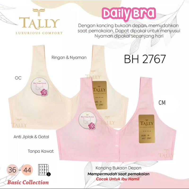 TALLY 2767 NURSING BRA-NURSING BRA