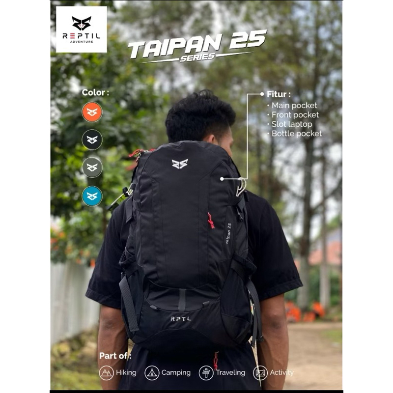 กระเป๋าเป้/reptile ADVENTURE TAIPAN 25 series BACKPACK