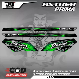 HONDA ASTREA PRIMA DREAM EX5 THAILAND VIETNAM FIRE FLAME K22 สติ๊กเกอร์หลากหลายแถบ