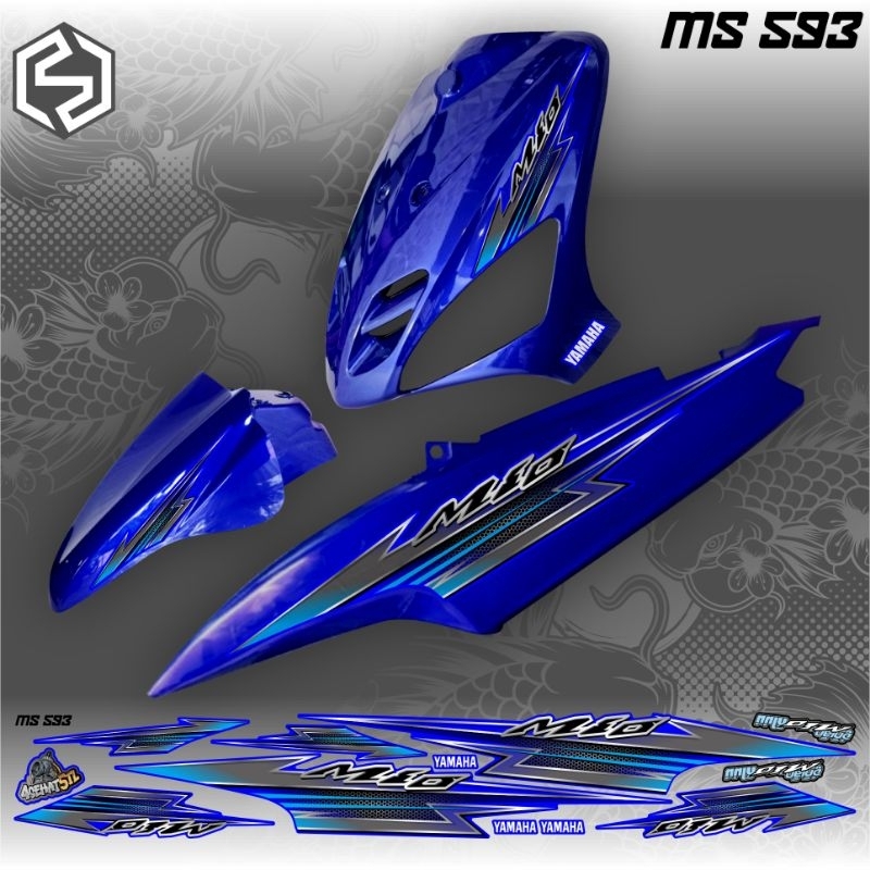 ประเทศไทย Mio sporty/Mio smile ms 593/598 striping variations