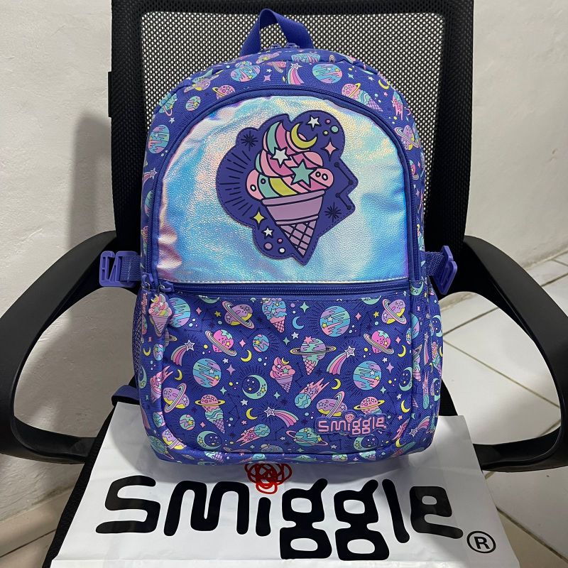 Smiggle NEW ICE CREAM BACKPACK พลาสติก SDFREE