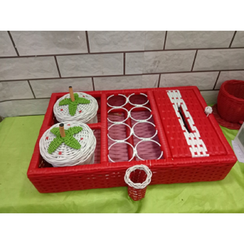 แพ็คเกจครบพัสดุรอมฎอน AKUA TISSUE HOLDER แก้ว CANDY JAR HOLDER, MULTIFUNCTIONAL PLACE, MULTIPURPOSE 