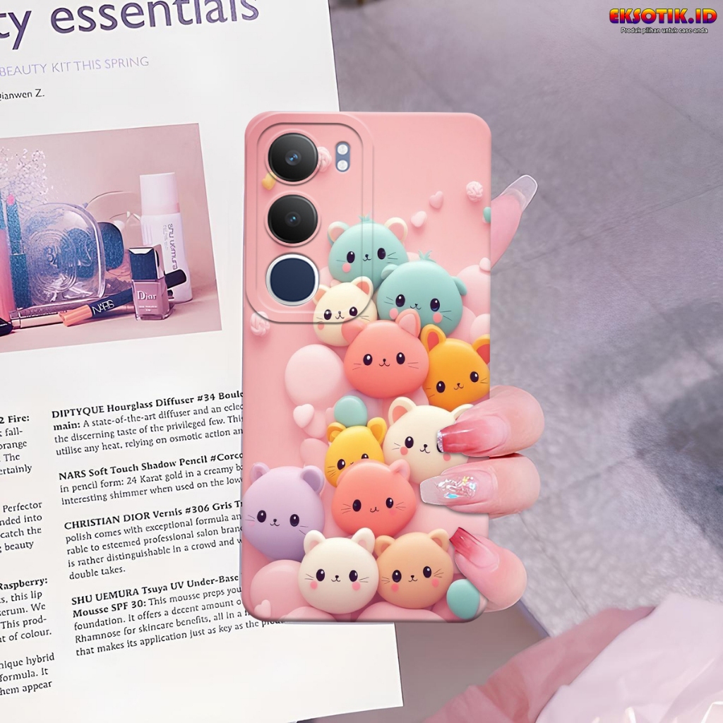 เคส Vivo Y19s - เคส Vivo Y19s - เคสแฟชั่น - Vivo Y19s Silicone - Cool and Cute Motips - เคส Vivo Y19