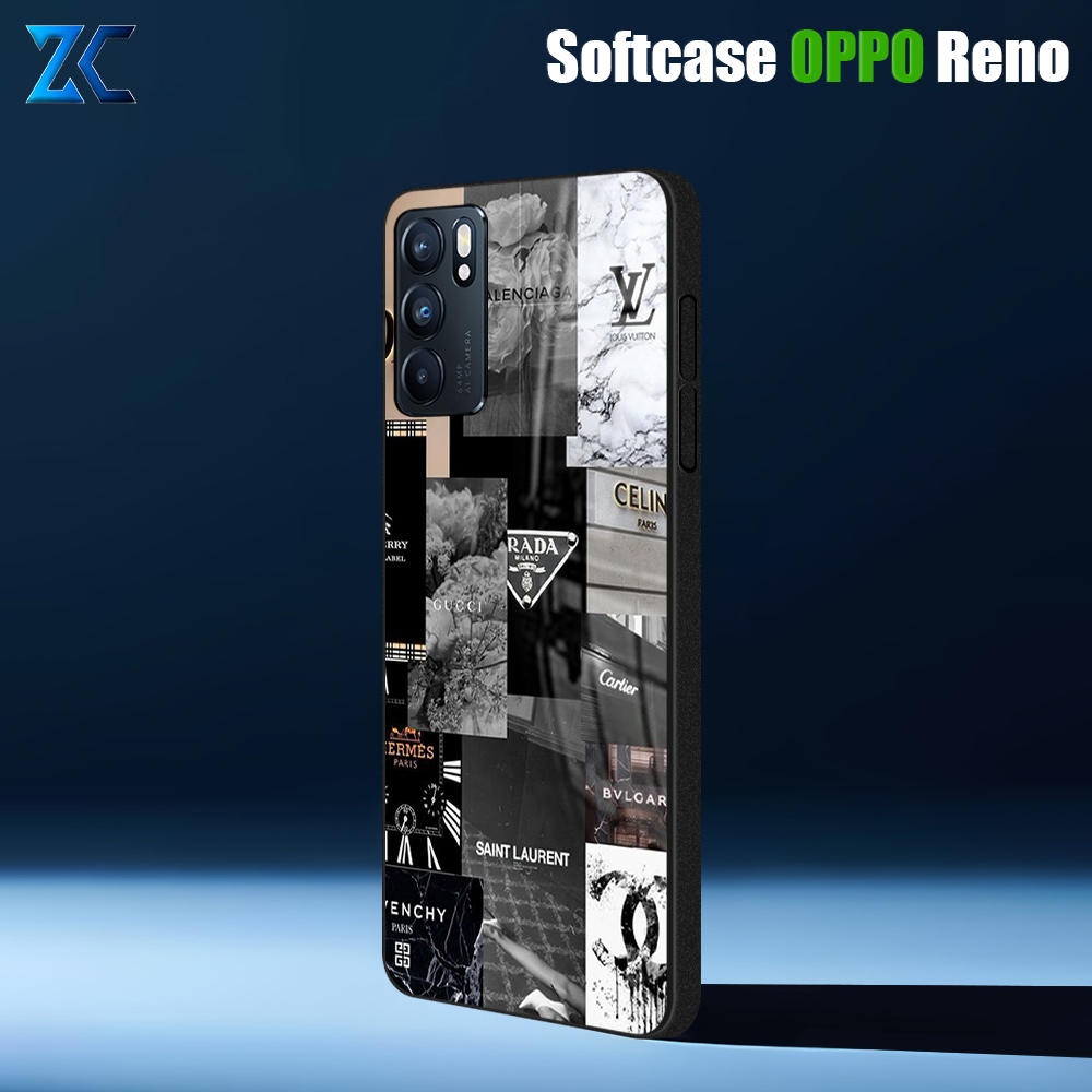 OPPO Reno 4 4F 4 PRO Glitter Softcase | รีโน 5F | Reno 6 สัญญาณ 4G 5G | Reno 7 Signal 5G [TB06] Soft