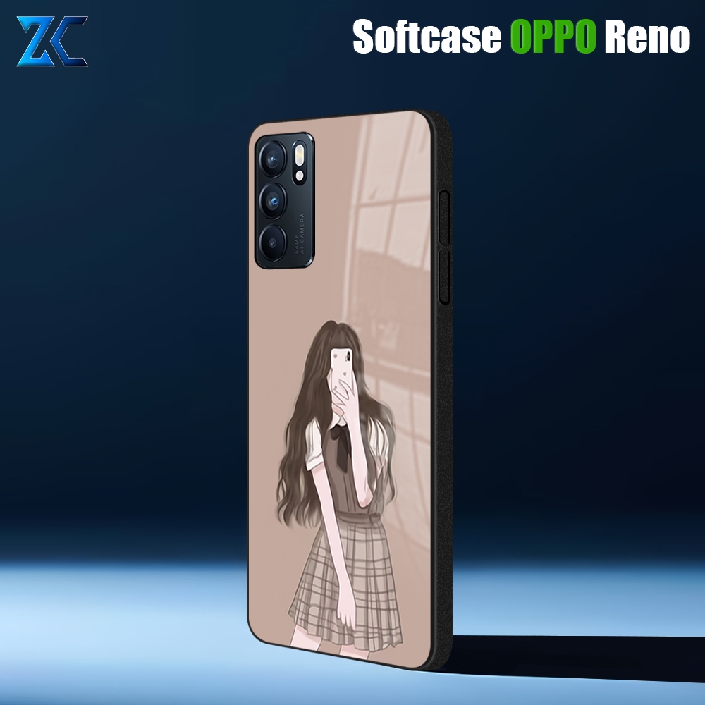 OPPO Reno 4 4F 4 PRO Glitter Softcase | รีโน 5F | Reno 6 สัญญาณ 4G 5G | Reno 7 สัญญาณ 5G [TB47] Soft