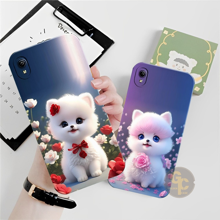 ซิลิโคน VIVO Y91C Y1S Y19 Y71 Y71i Y81 Y83 Y53 Old Cute Cat Motif - เคสน่ารัก - เคสอินเทรนด์ - เคส T